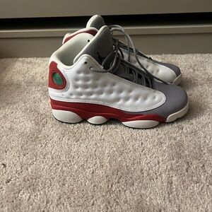 Jordan Kids Sneakers - Gray, Red, and White